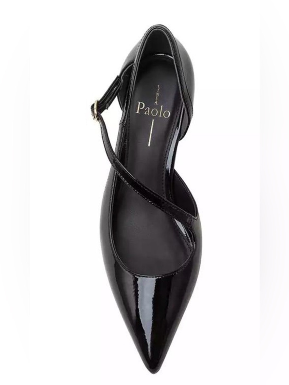 Linea Paolo Biondy Mid-Height Block Heel Pump in Black